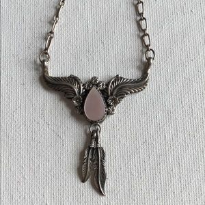 Pink Mother Pearl Necklace